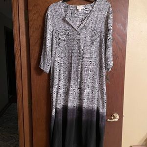 NWT PureDKNY Silk Kaftan